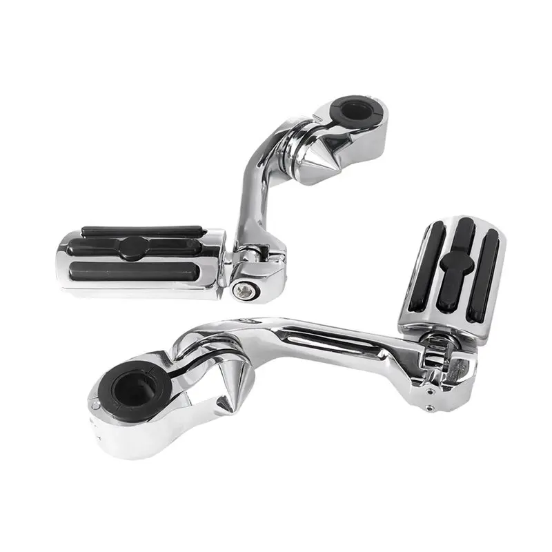

A80X-Adjustable Footpegs Foot Rest For Davidson Long Angled Motorcycle Pegs For Touring Street Glide/Road Glide Highways
