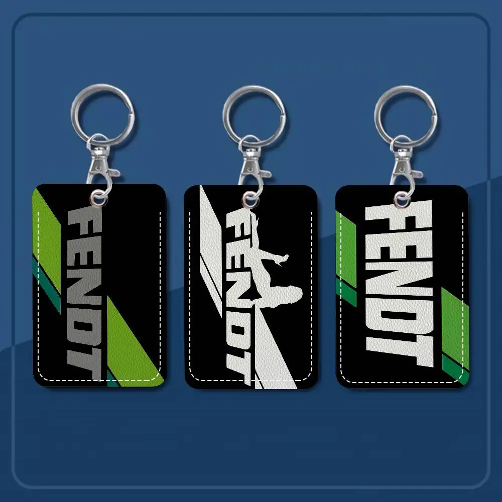 F-Farming T-Tractor F-Fendt Keychain Card Holders Keyring Bank Bus ID Credit Cards Key Ring Chains
