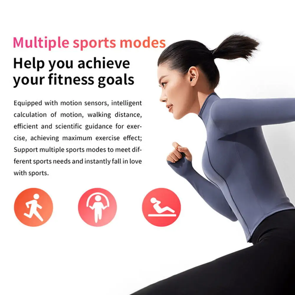 M8 Smart Watch Waterproof Sports Heart Rate Blood Pressure Monitor Fitness Tracker Bracelet Men Women Smart Watches New