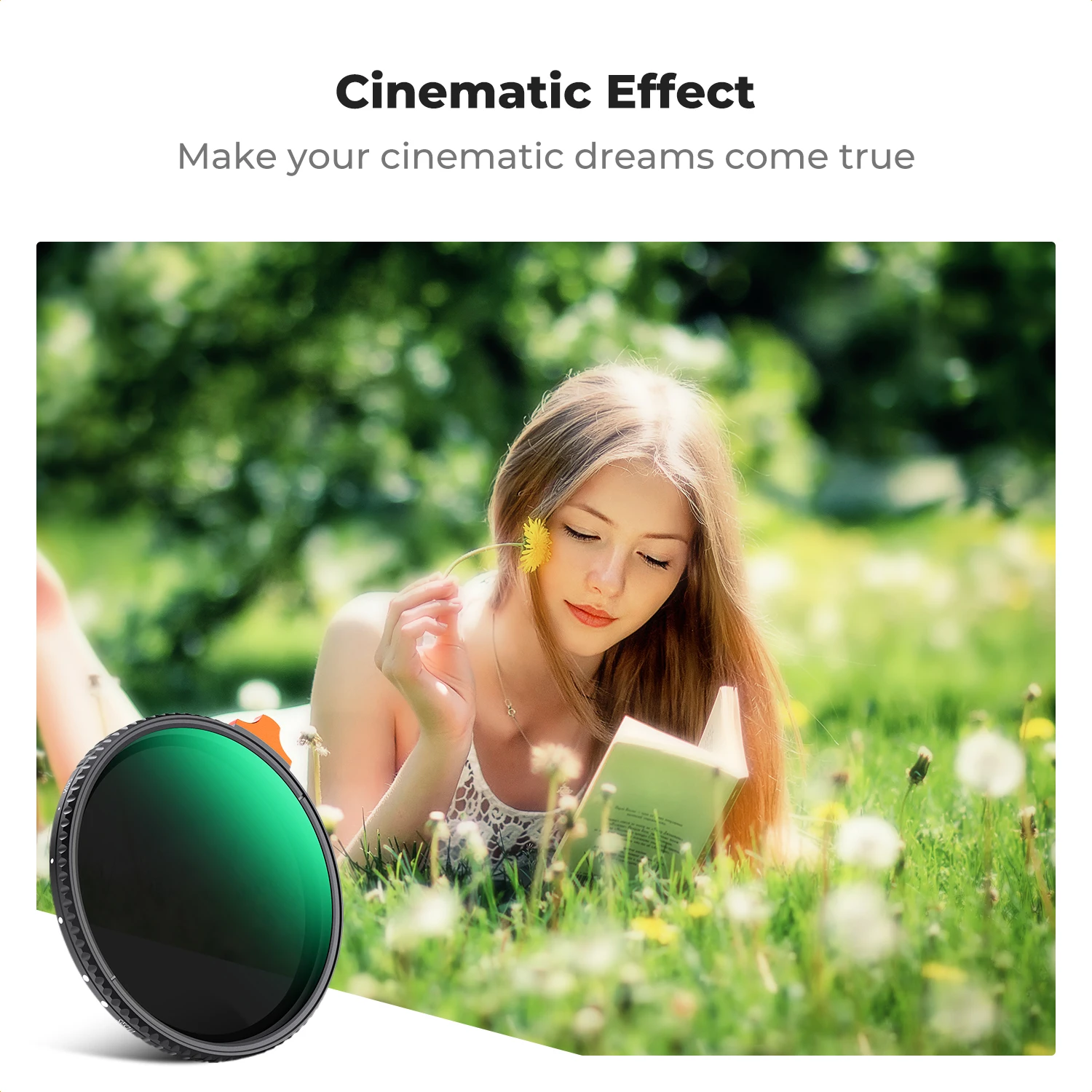 K&F Concept Nano-X 2in1 متغير ND2-ND32+1/4 مرشح ضباب أسود 49/52/55/58/62/67/72/77/82 مللي متر HD 28 طلاء متعدد الطبقات