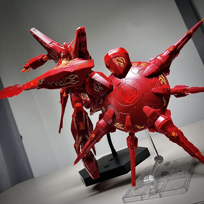 

MG 1/100 Crimson Lotus Province Mobile Assembly Mech Figure Kit Cool Mech Assembly Model Desktop Decoration Collection Toy Gifts