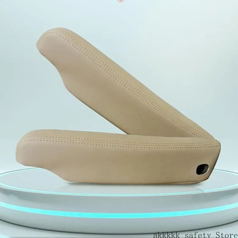 

1 Pair Of Premium Leather Side Armrest Covers Protectors For 05-11 Automobile Sport With Design And Soft Touch