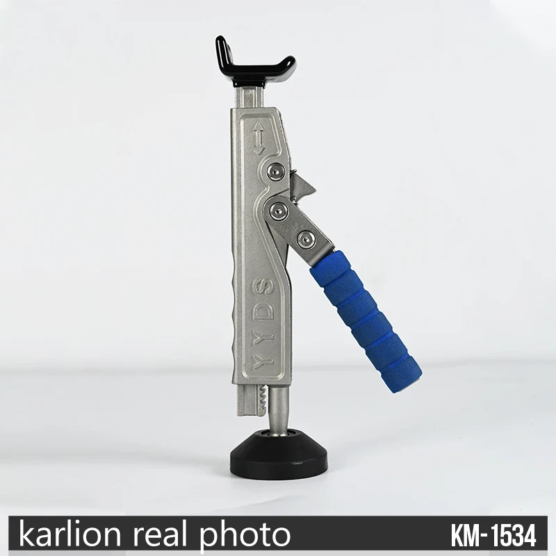 For KARLION Heavy Duty Motorcycle Foldable Lift Stand Metal Universal Stable Folding Design Energy Saving Front/Rear Wheel Lifti