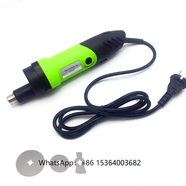 

Medical Surgery Electric Plaster Saw Fiberglass Cast Cutter Set Heat Treated Cutting Blade Easy Handling for One Hand