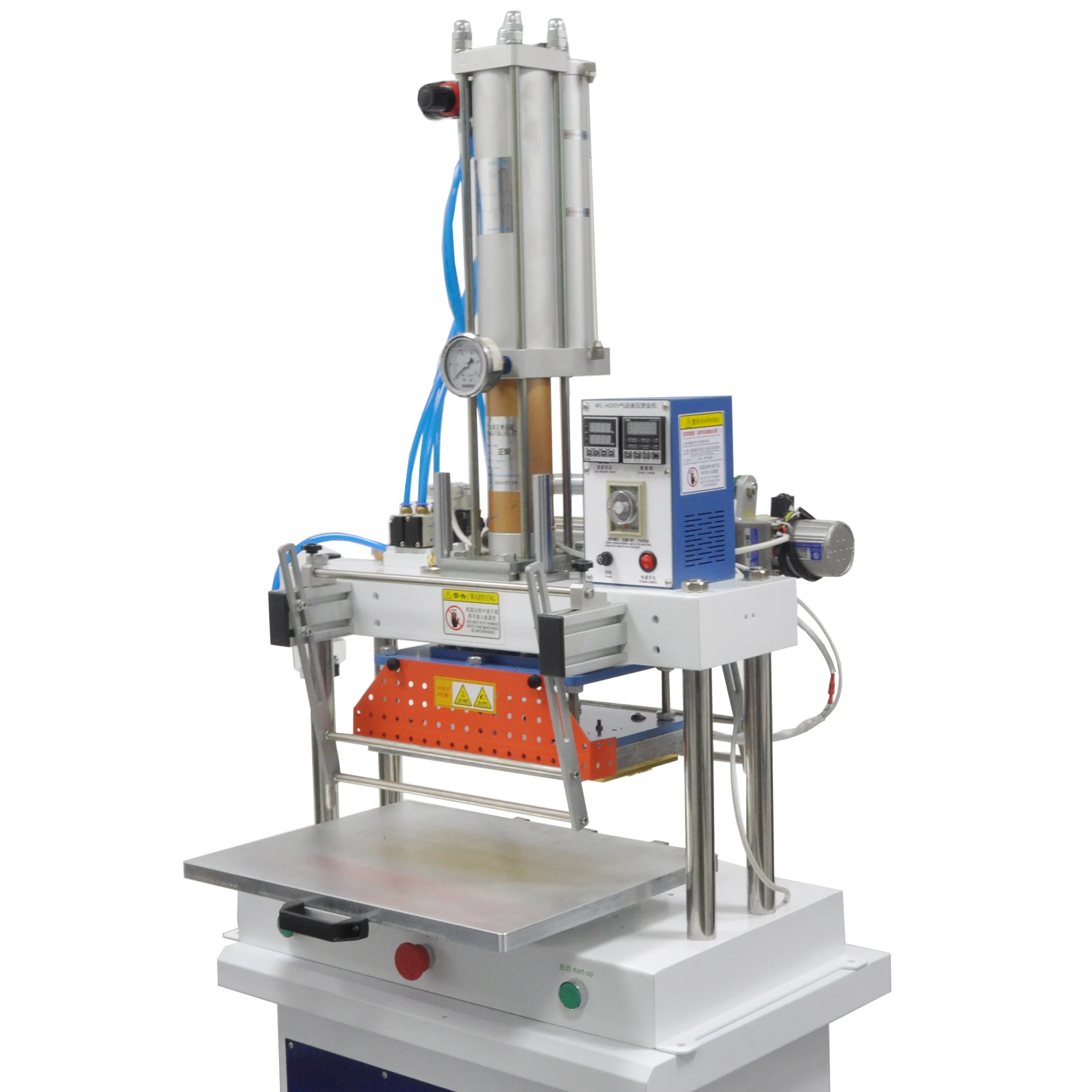 

Three Tons of Pressure Pneumatic Hot Stamping Machine Leather Wood Marking Press Embossing Machine for Card Carton PVC PU