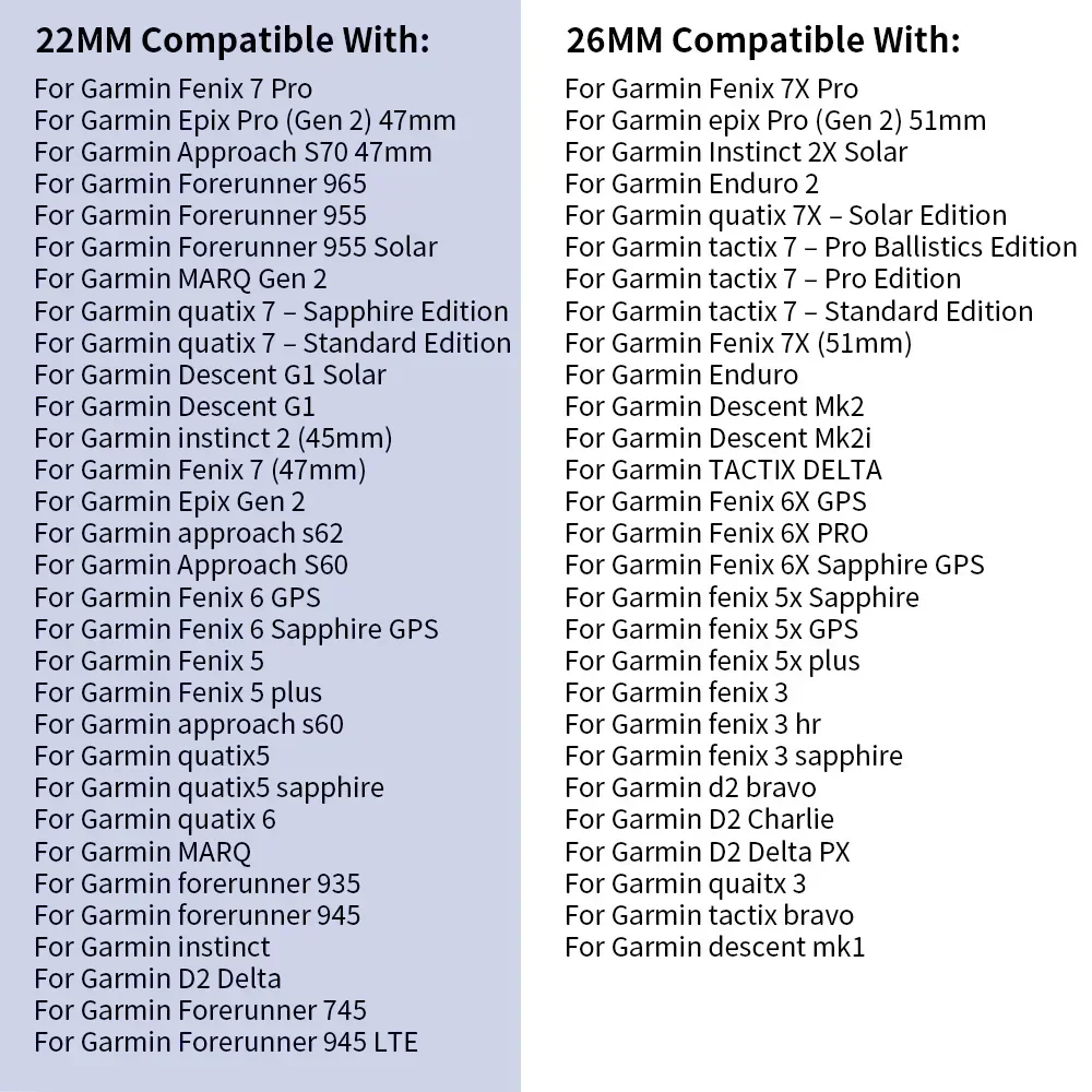 Pop 22mm 26mm Nylon Quick Fit Strap For Garmin Fenix 8 7X 7 Pro Fenix 6X 6 5X 5Plus Tactix 7 Forerunner 965 955 Enduro 2 Loop Ba