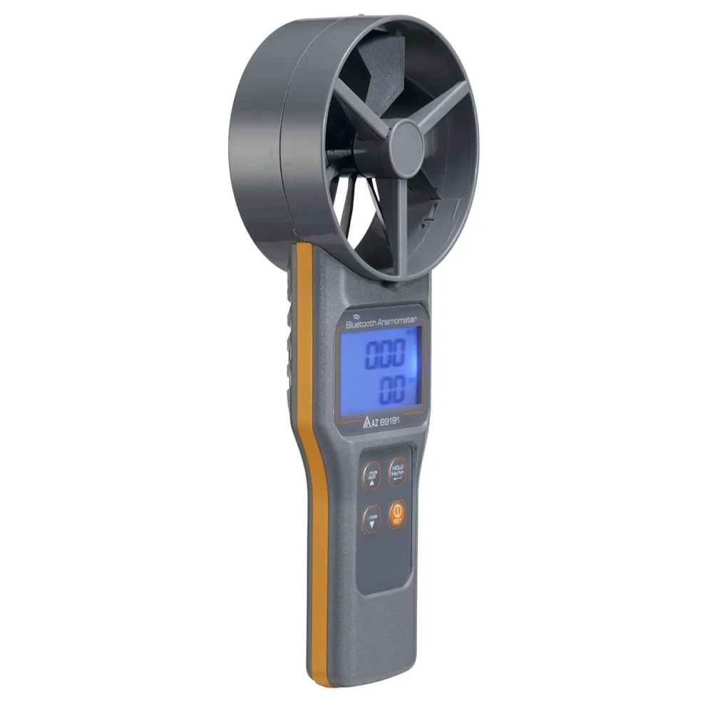 AZ89191 Temp./R H/CO2 Anemometer Wind Speed Meter Air Velocity Tester