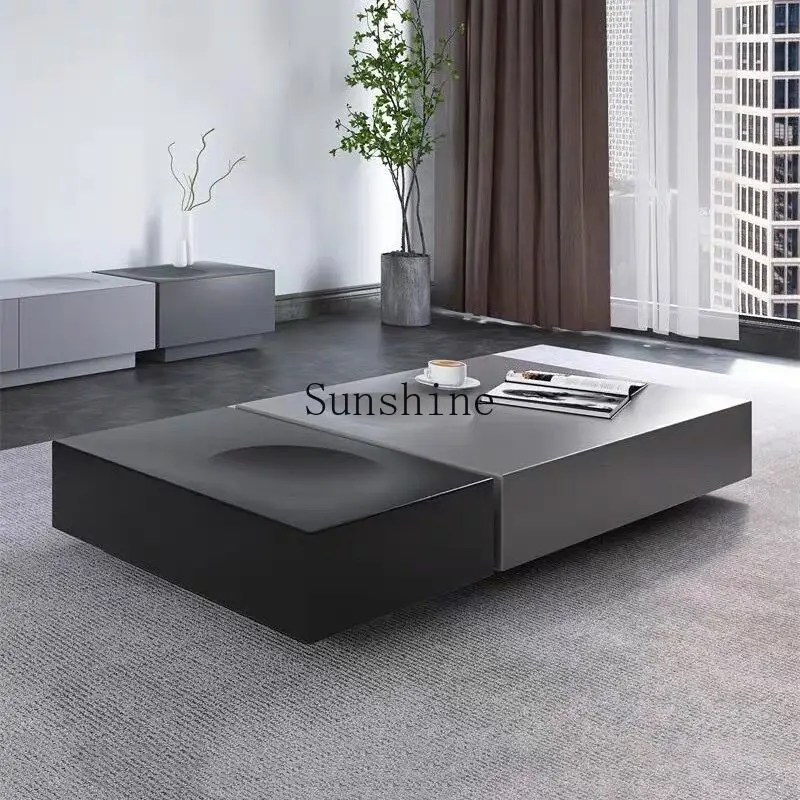 

Italian minimalist coffee table wabi sabi living room bed and breakfast bay window tatami with drawers tea table