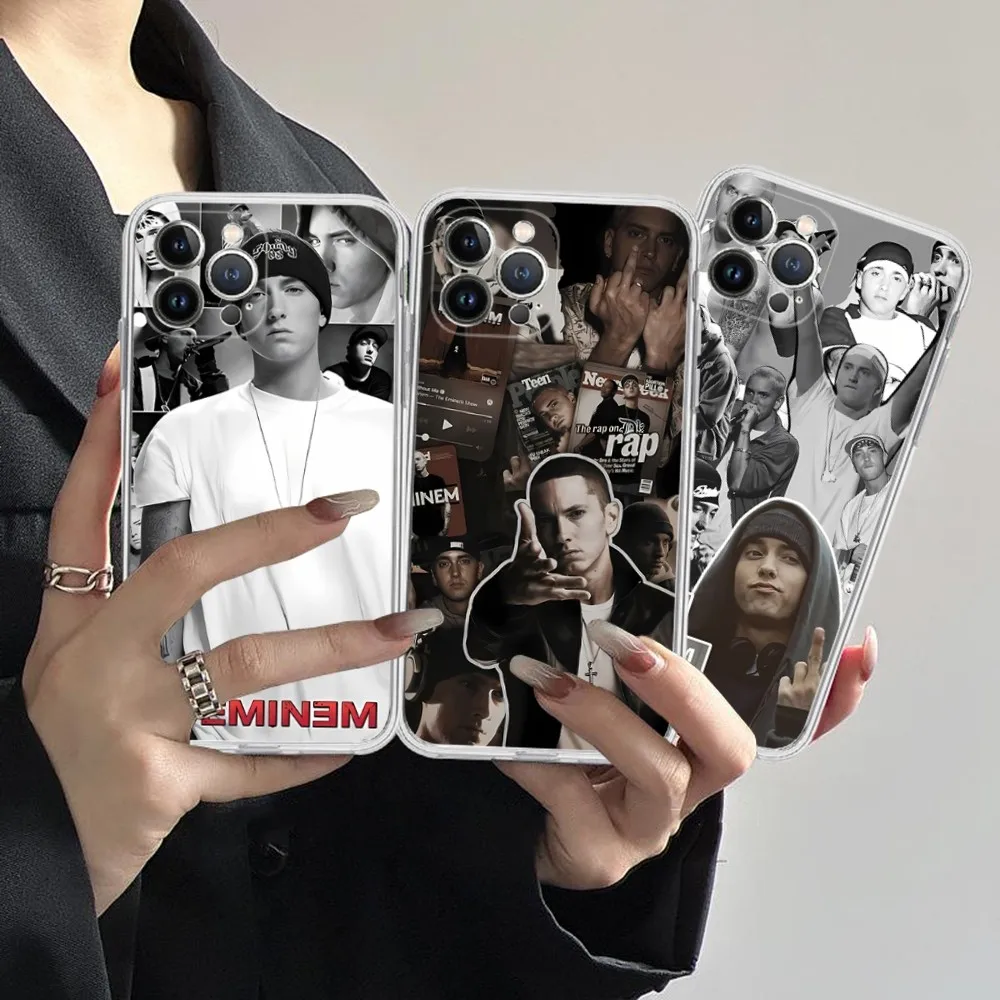 

Rapper Eminem America Phone Case Silicone Soft For Iphone 14 13 12 11 Pro Mini XS MAX 8 7 6 Plus X XS XR Cover