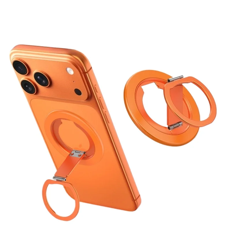 

Strong Magnetic Dual-Ring Foldable Phone Ring Holder for iPhone 18 Pro Max 17 16 15 14 13 12 11 Shockproof Sturdy Portable Cover