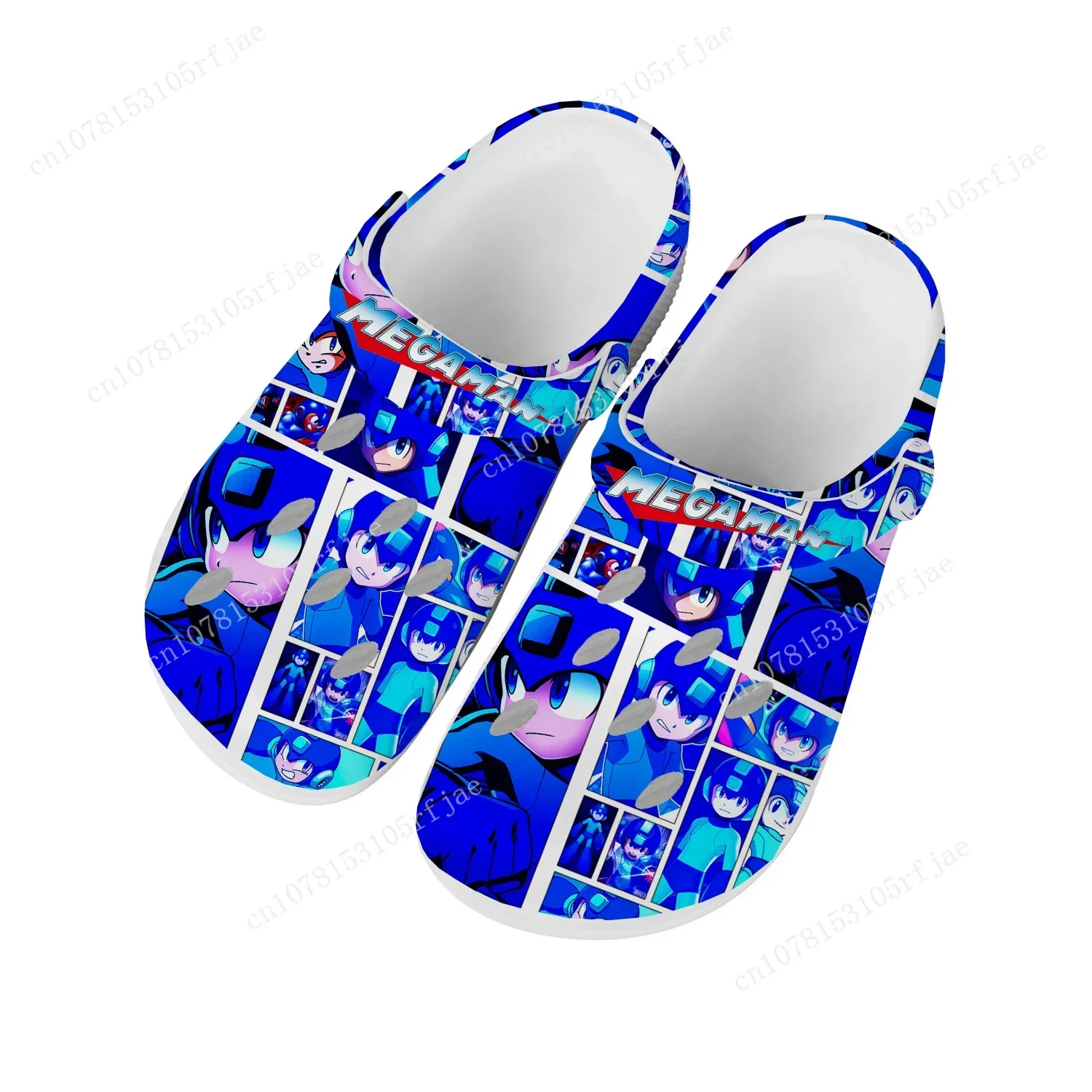 

Mega Man Megaman Home Clogs Japanese Cartoon Game Men Women Teenager Custom Built Water Shoes Garden Beach Hole Slippers Sandals