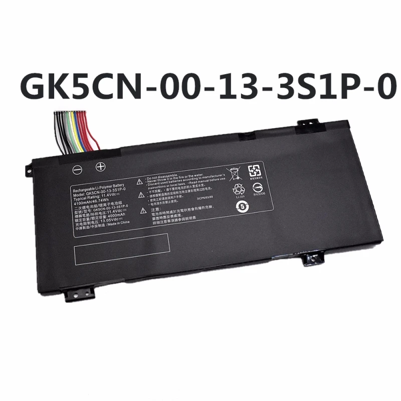 GK5CN-00-13-3S1P-0 Laptop battery For MECHREVO X8Ti Z2 MACHENIKE T90 Plus T90-T3p F117-B F117-B6 GK5CN GK5CN4Z GK5CN5Z