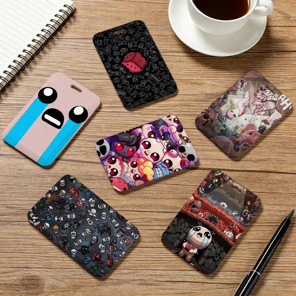 Game T-The Binding of Isaac Lanyard Card Holder ID Bus Card Cover Badge Holder Pass Hang Rope Lariat Gifts Keys Accessories