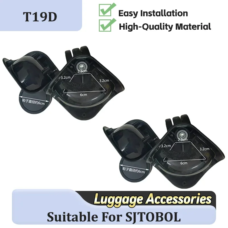 

Applicable For SJTOBOL T19D Universal Silent Accessory Spare Parts. Wheel Shock-Absorbing Wheels Replacement For Luggage Cases.