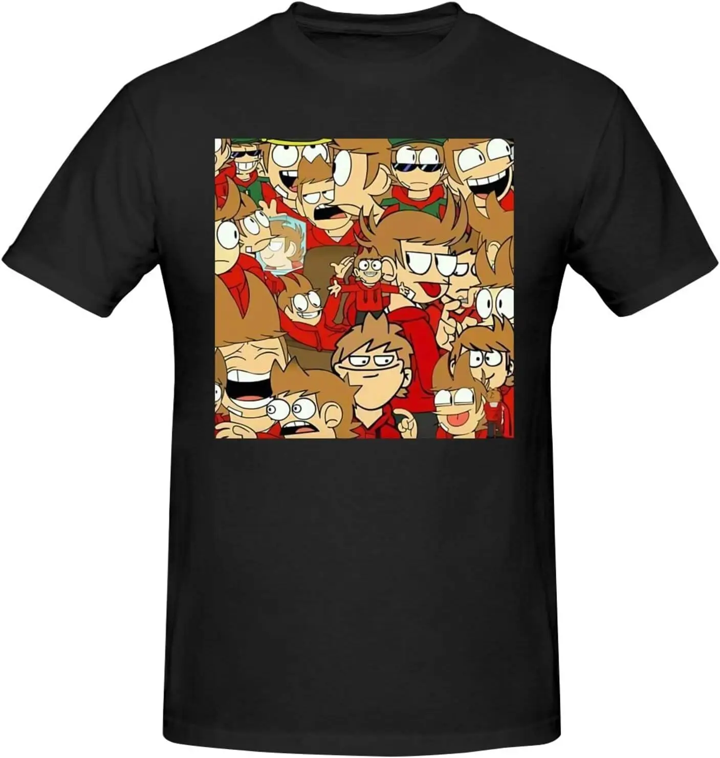 Eddsworld T Shirt Men's Summer Crew  Short Sleeve  Tees High Quality 100%Cotton Short Sleeve