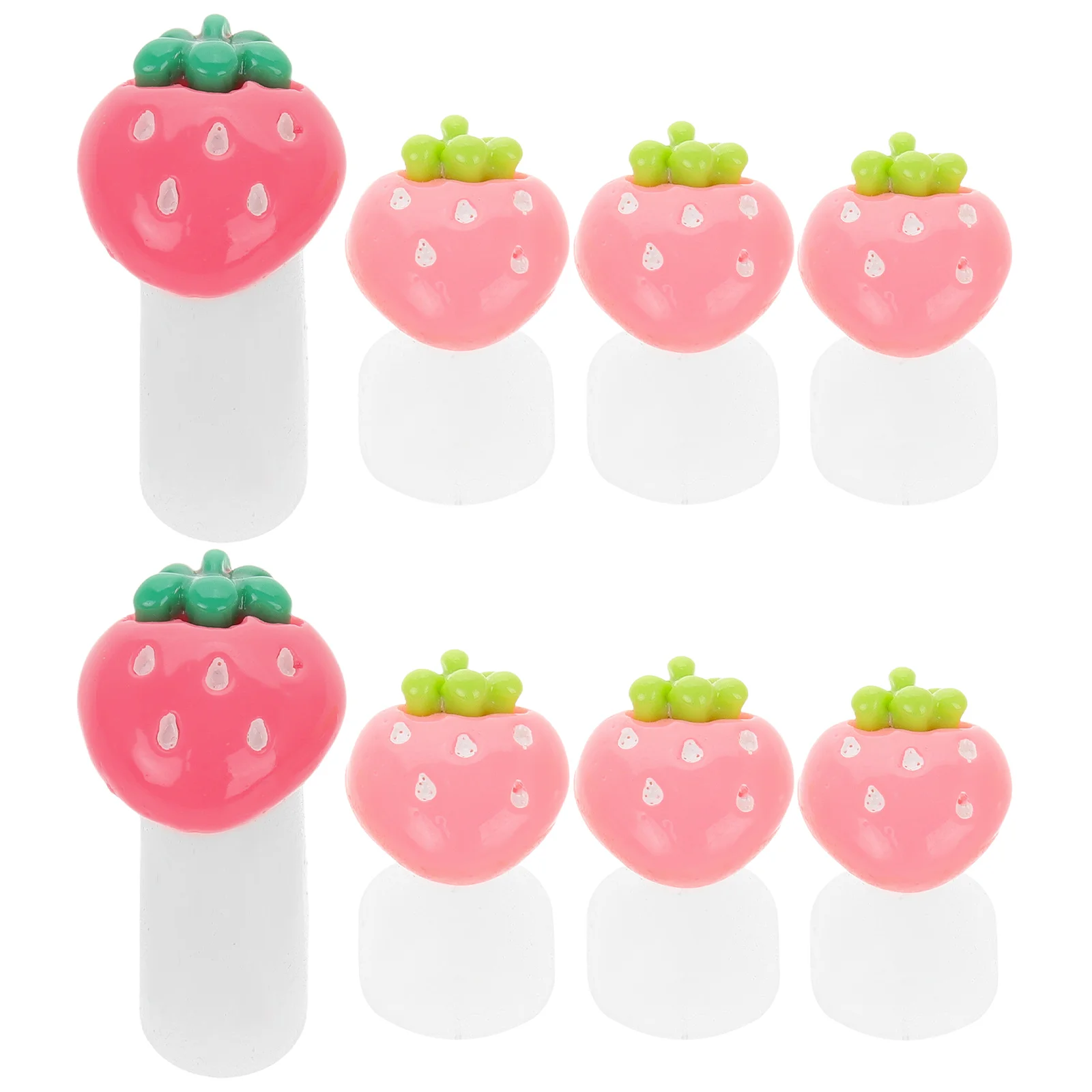 1 صندوق الفراولة على شكل سيليكون تو فواصل لينة مرنة الفواصل ل باديكير مسمار الفن البولندية الدقة باديكير #4