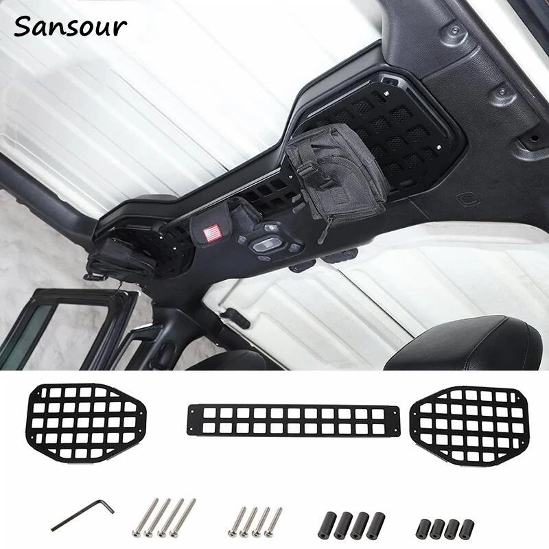 Car Roof Speaker Storage Rack for Jeep Wrangler JL 2018 2019 2020 2021 2023 Top Luggage Carrier Organizer Holder Accessories