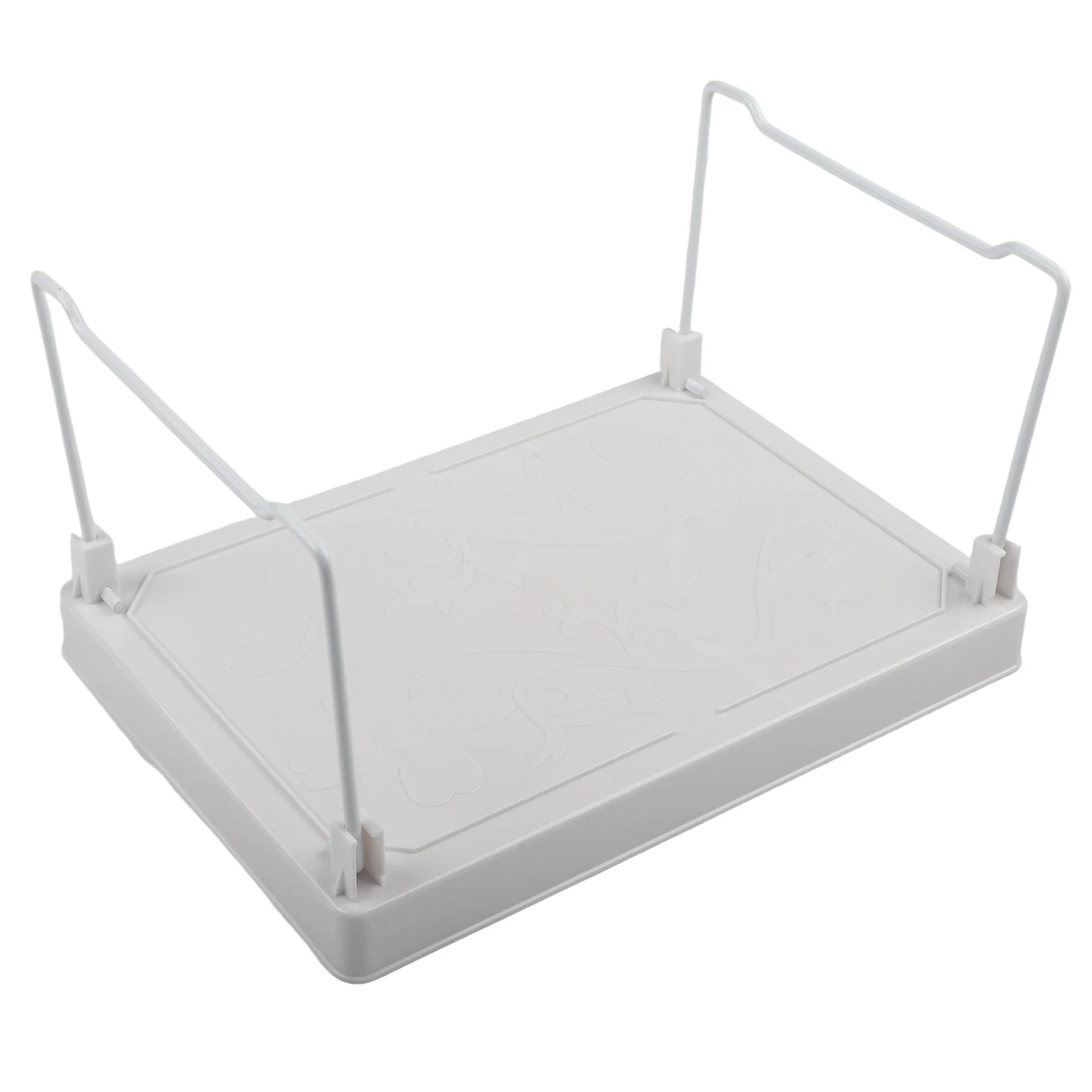 Desktop Storage Solution Folding Storage Rack Cluttered Areas Easy Installation Compact Desktop Storage Solution