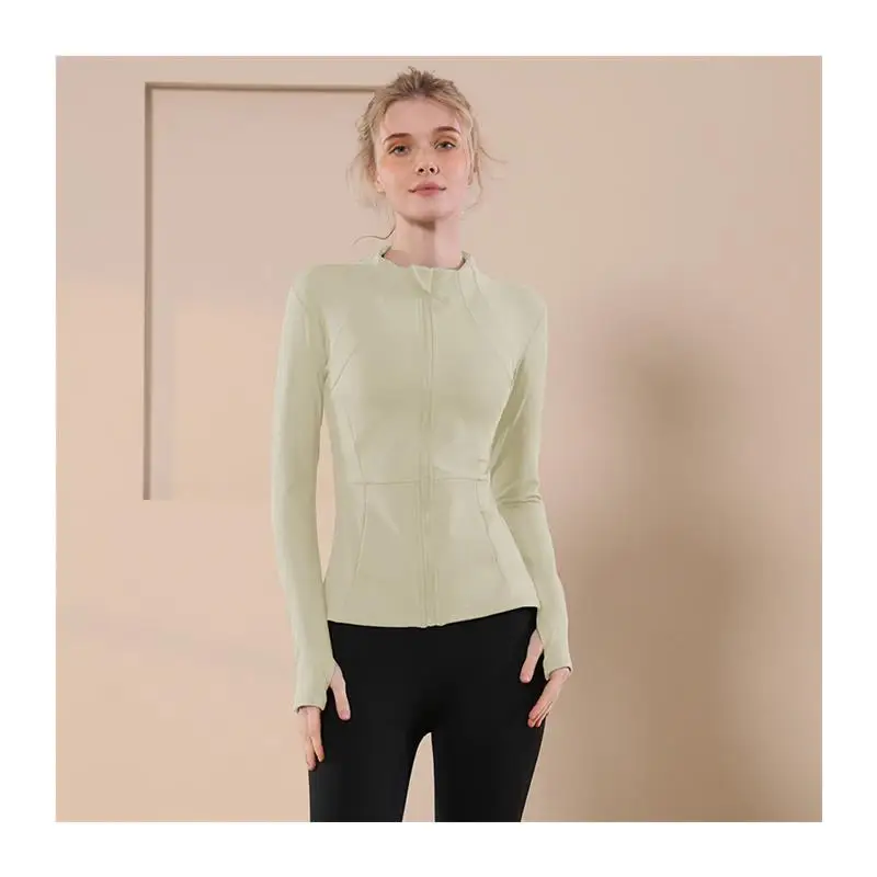 고급 요가 피트니스 의류 여성용 전문 필라테스 타이트 스포츠 탑 가을 겨울 긴팔 캐주얼 세트