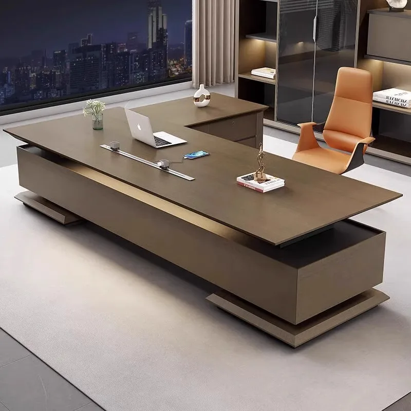 Minimalist Office Desks Sedentary Workflow Corner Accessories Office Desk Desktops Conference Scrivania Legno Furniture Desk