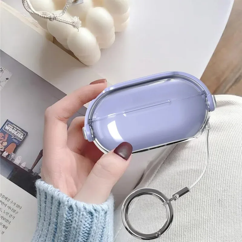 

Transparent Soft Earphone Case for Beats Solo Buds - Shockproof Cover with Keychain Must-Have Beats Solo Buds Accessories