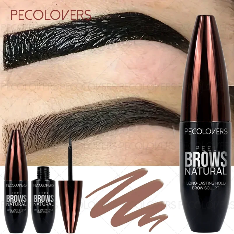 قطعة واحدة من غراء الحواجب القابل للتمزيق، كريم الحواجب التجميلي، مكياج يدوم طويلاً، مقاوم للبقع ومريح