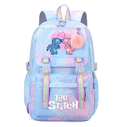 Lilo Stitch Schoolbag Student Backpack Boys Girls Bookbag Bag Teenager Children Knapsack Rucksack Mochila Kid Birthday Gift