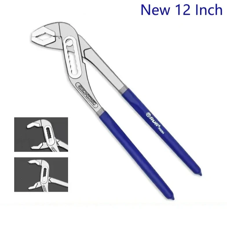 Alicates para bomba de agua de 8/10/12 pulgadas, llave para baño, llave para tubo de plomería, llaves para tubos ajustables universales, alicates de gran apertura para