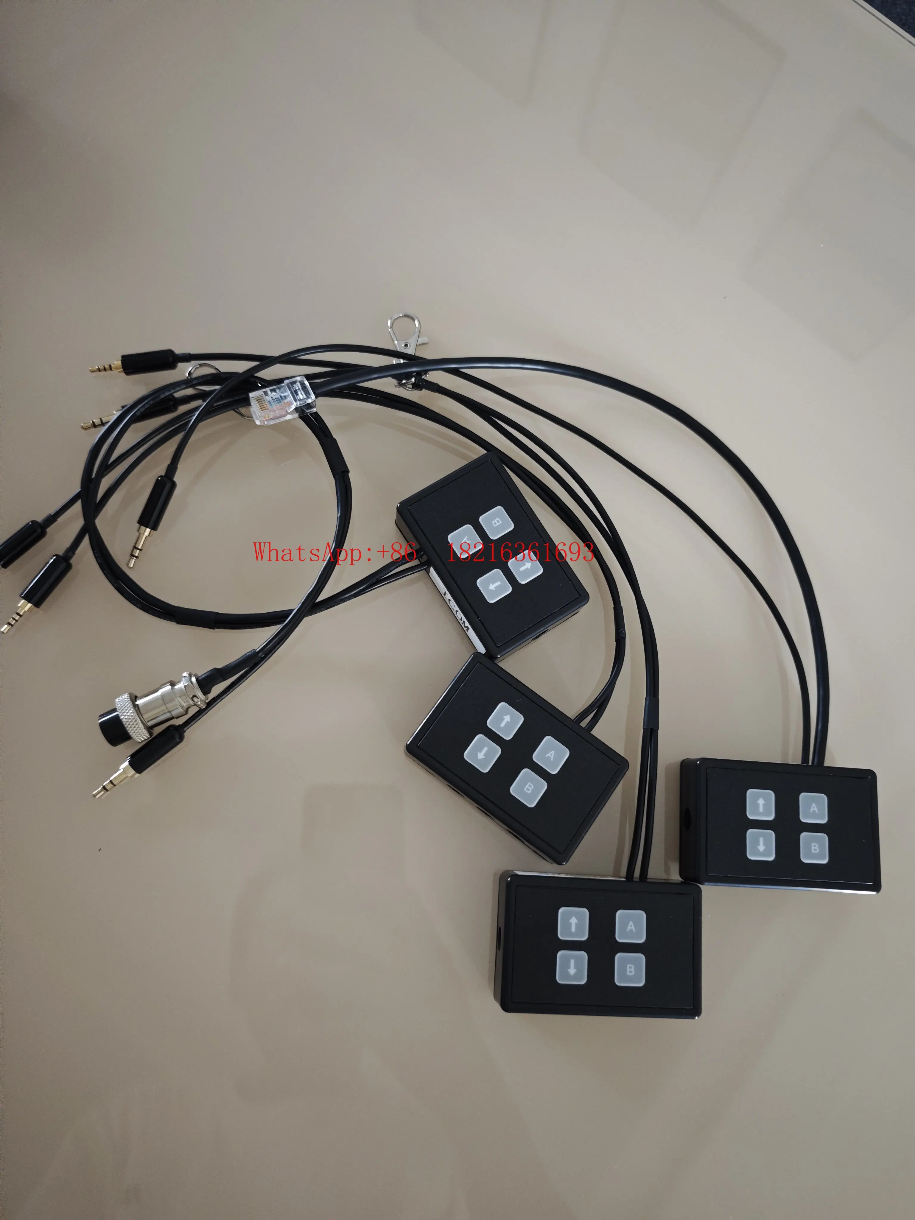IC-7100 5100 External Foot Switch Headset Adapter Box