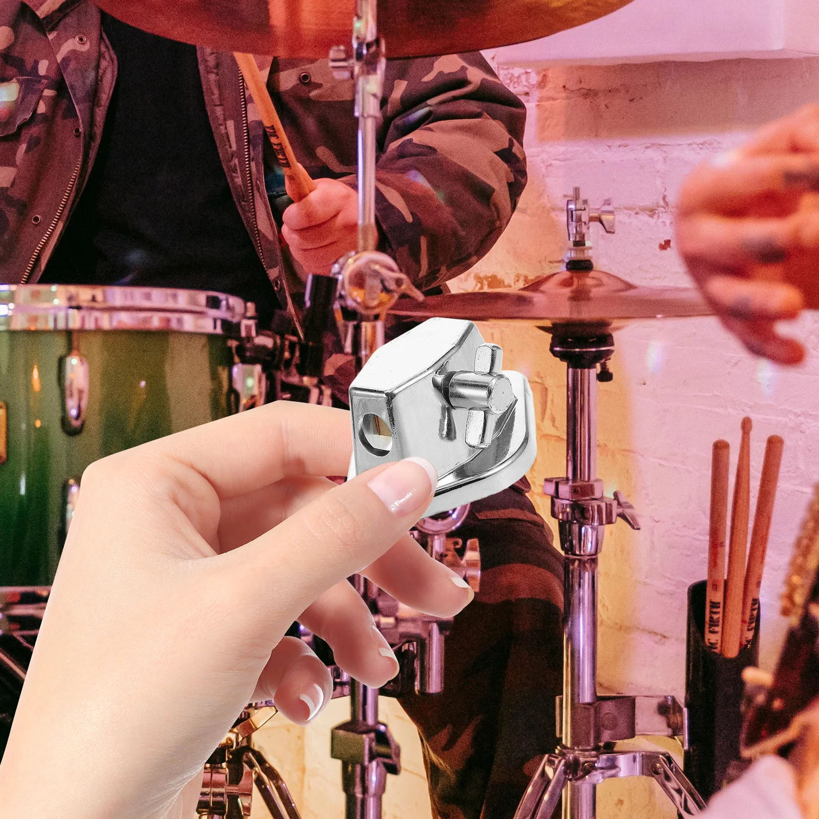 

Floor-standing Toner Drum Hardware Legs Bass Spurs Kit Head Tom Mounts Base Brackets Feet