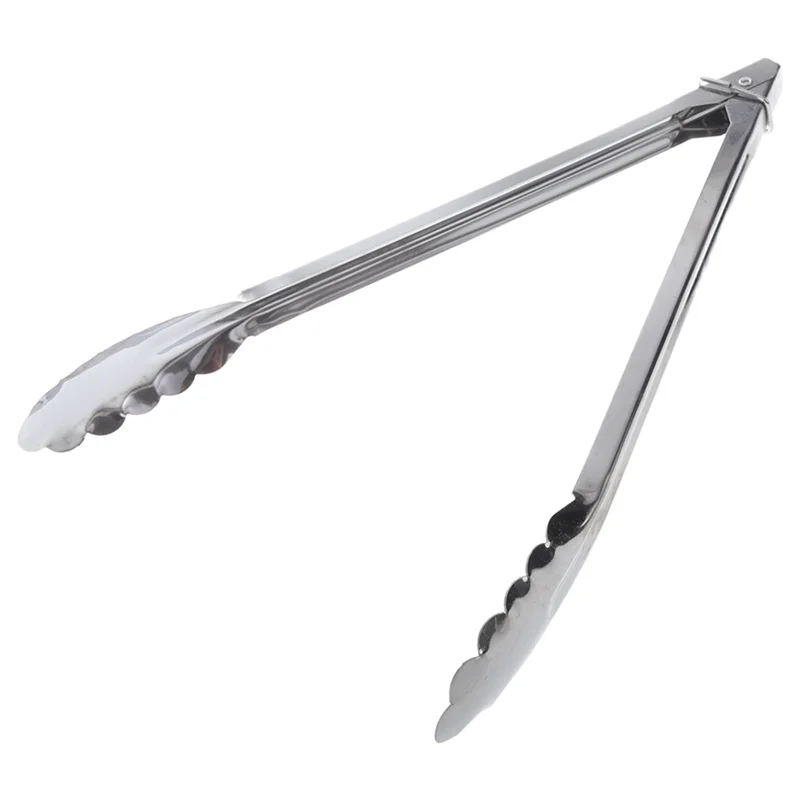 

AA49 10X Kitchen Craft 30 Cm Stainless Steel Food Tongs