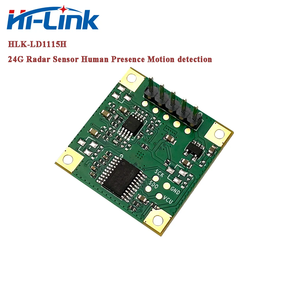 Free Ship 10pcs Hi-Link HLK-LD1115H 24G mmWave Human Presence Motion Detection Sensor Module with MCU