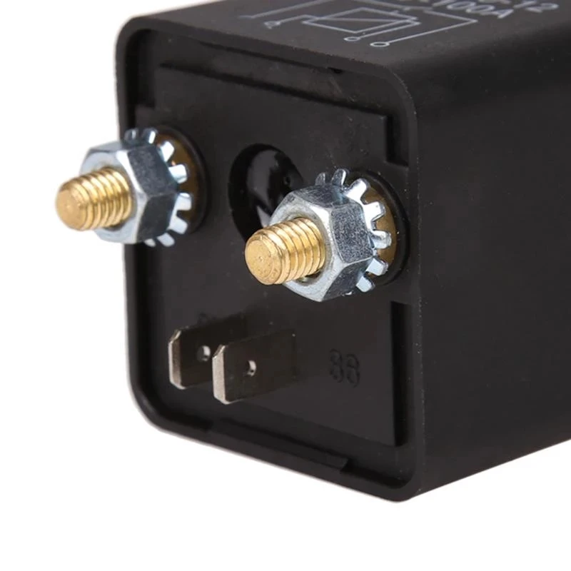 High Current 4 Pin Car Truck Motor Relay 12V 200A/120A Continuous Type Automotive Car Relays 24V Normally Open