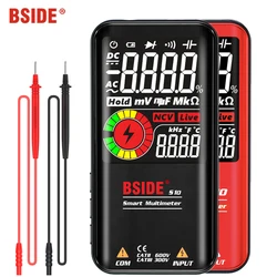 Multimetro digitale BSIDE S10 multimetro professionale Smart DC AC condensatore di tensione Ohm diodo NCV Hz Tester Tester meter