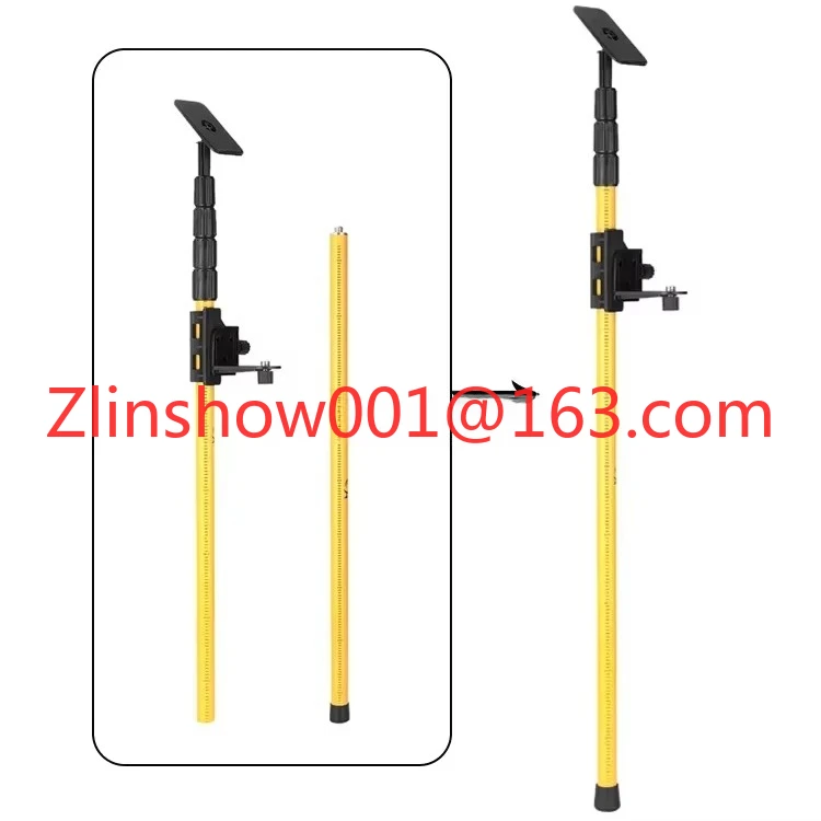 New 5M Pole Laser Level From Factory With 1/4 inch and 5/8 inch Adapter