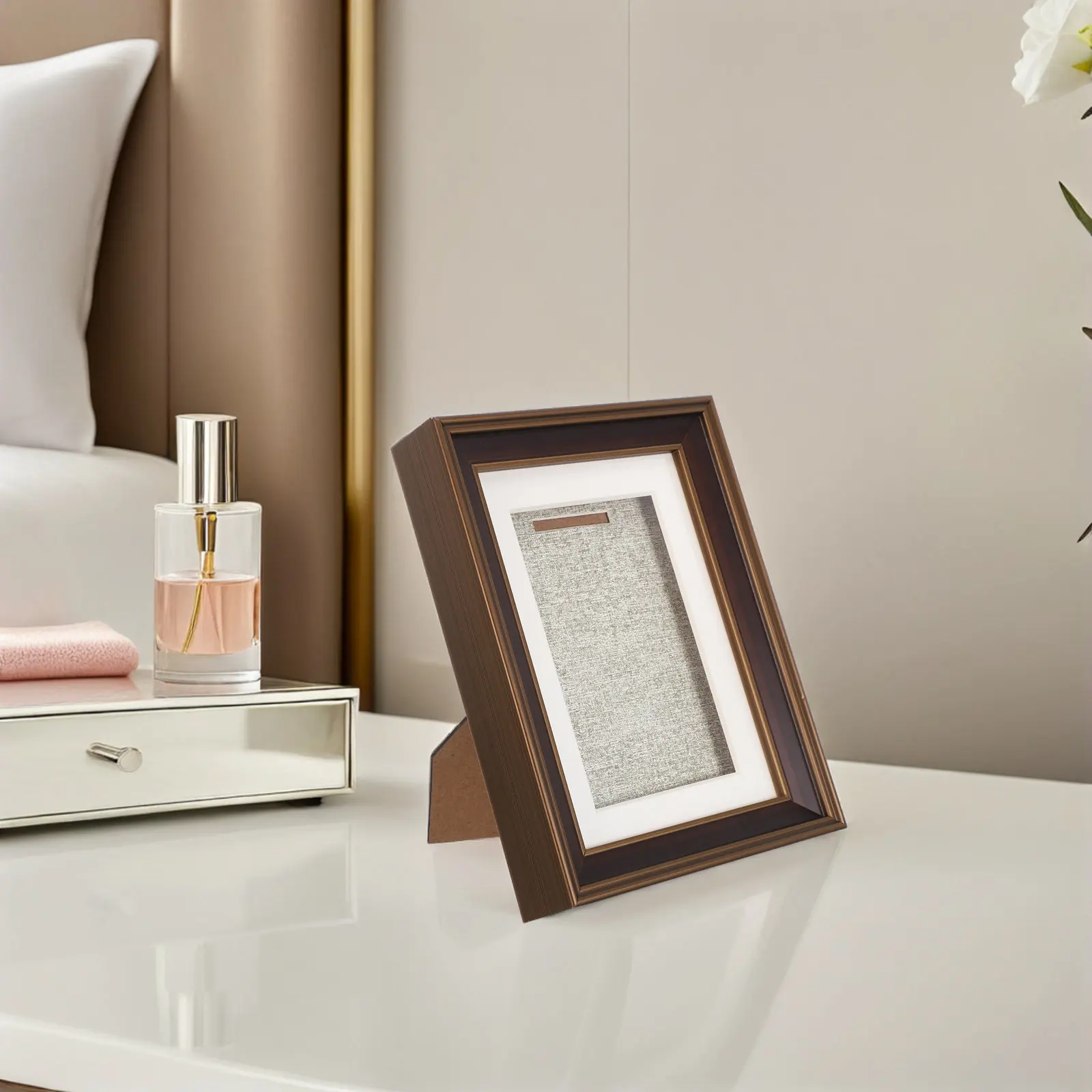 Wooden Medal Display Frame Case, Solid Wood Design