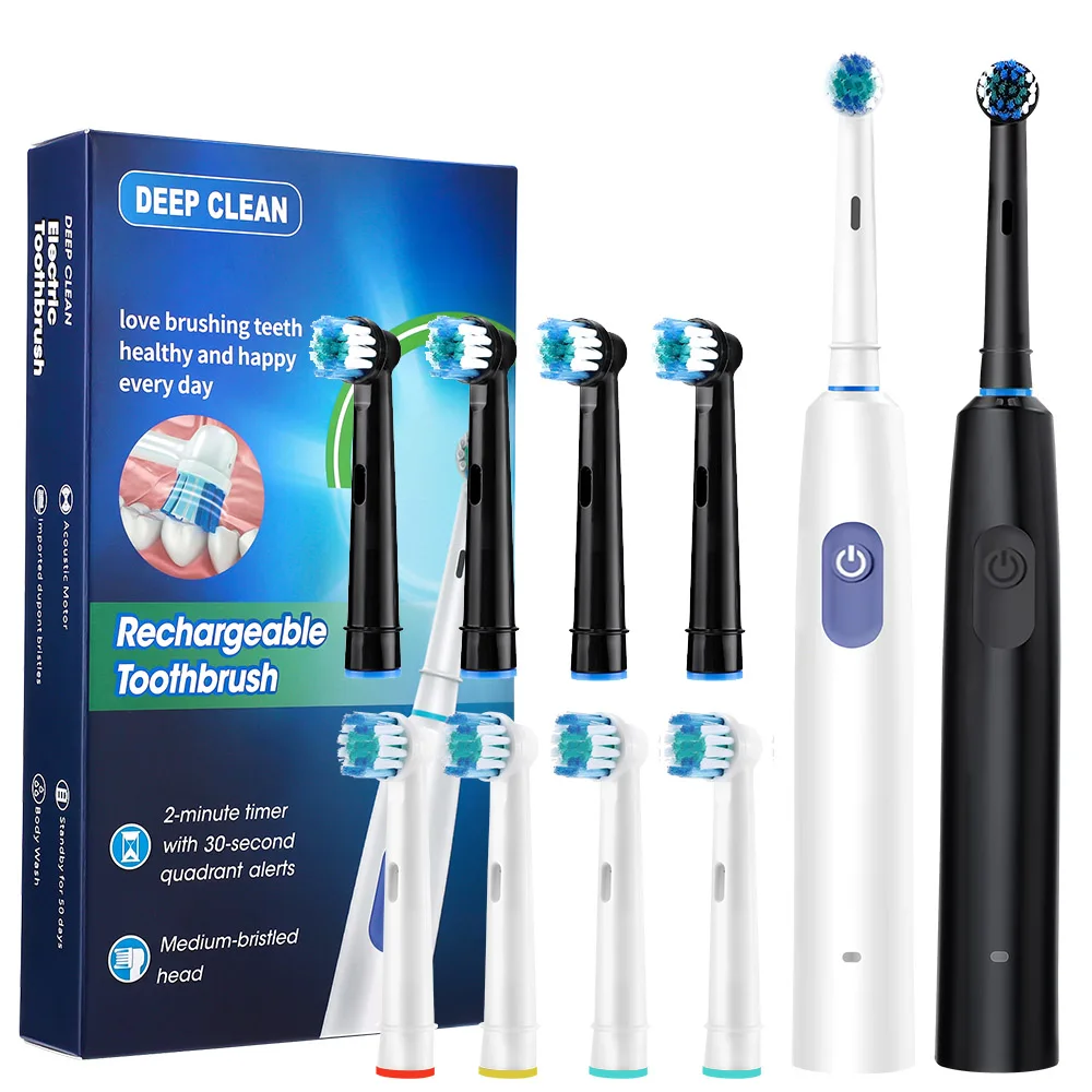 Electric Toothbrush Cordless USB Rechargeable Waterproof Intelligent Toothbrush Effective Oral Care Adults Automatic Tooth Brush