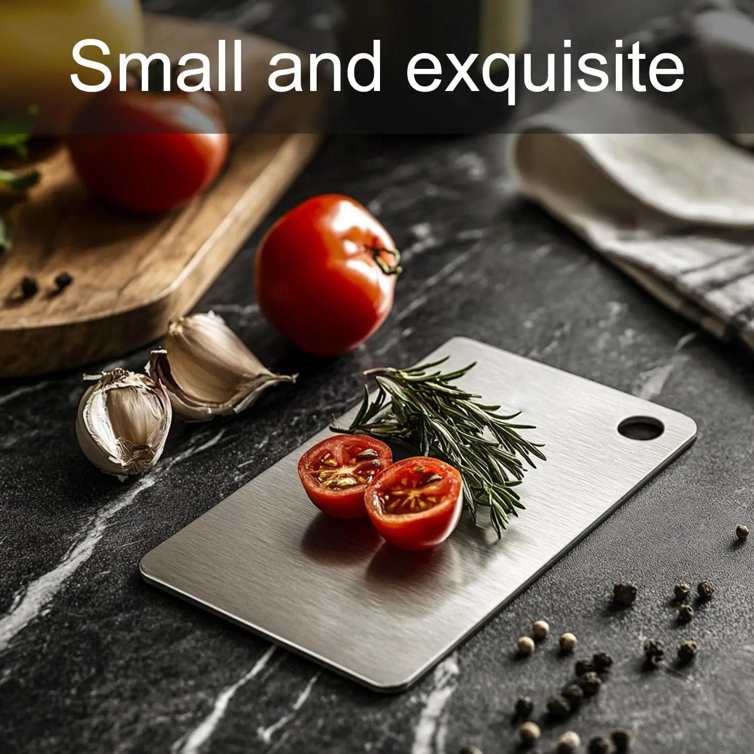 Board Kitchen Cutting Boards For Stainless  304 Steel Non-slip Thickened Double-Sided Food Grade Portable Fruit Meat Chopping