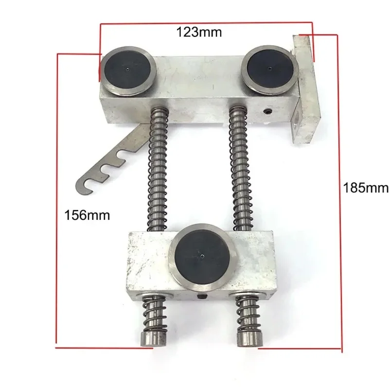 WEDM Molybdenum Wire Tightness Regulator Three Guide Wheel Aluminum Type for CNC Wire Cut Machine