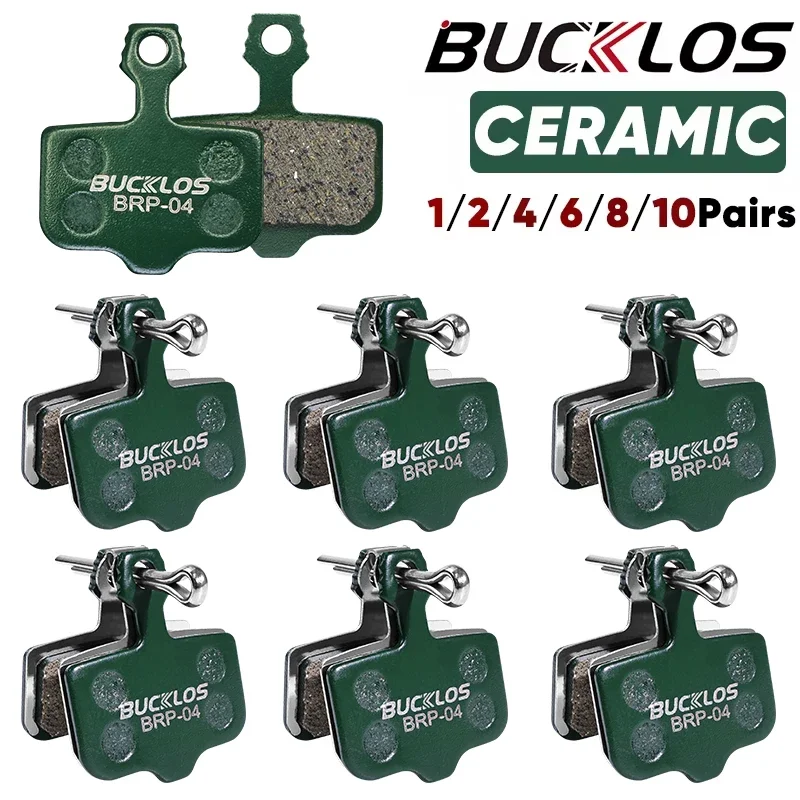 BUCKLOS Ceramic Hydarulic Disc Brake Pads For SRAM AVID ELIXIR 1/2/4/6/8/10Pair MTB Brake Pad Wear-resistant Disc Brake Pads