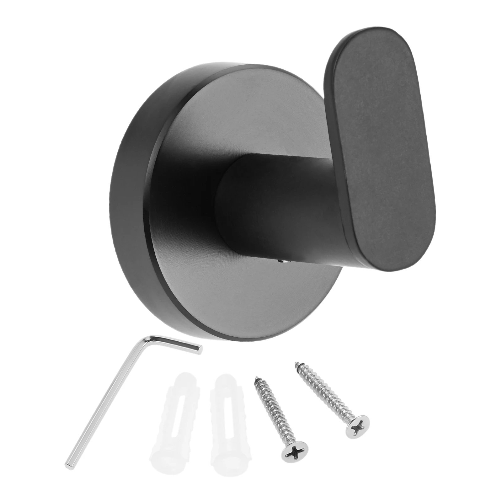 خطاف تعليق المعاطف للحمام مصنوع من الفولاذ المقاوم للصدأ يُعلق على المناشف وخطاف ملابس للحمام والمطبخ والمكتب المصقول بالكروم/النيكل المصقول