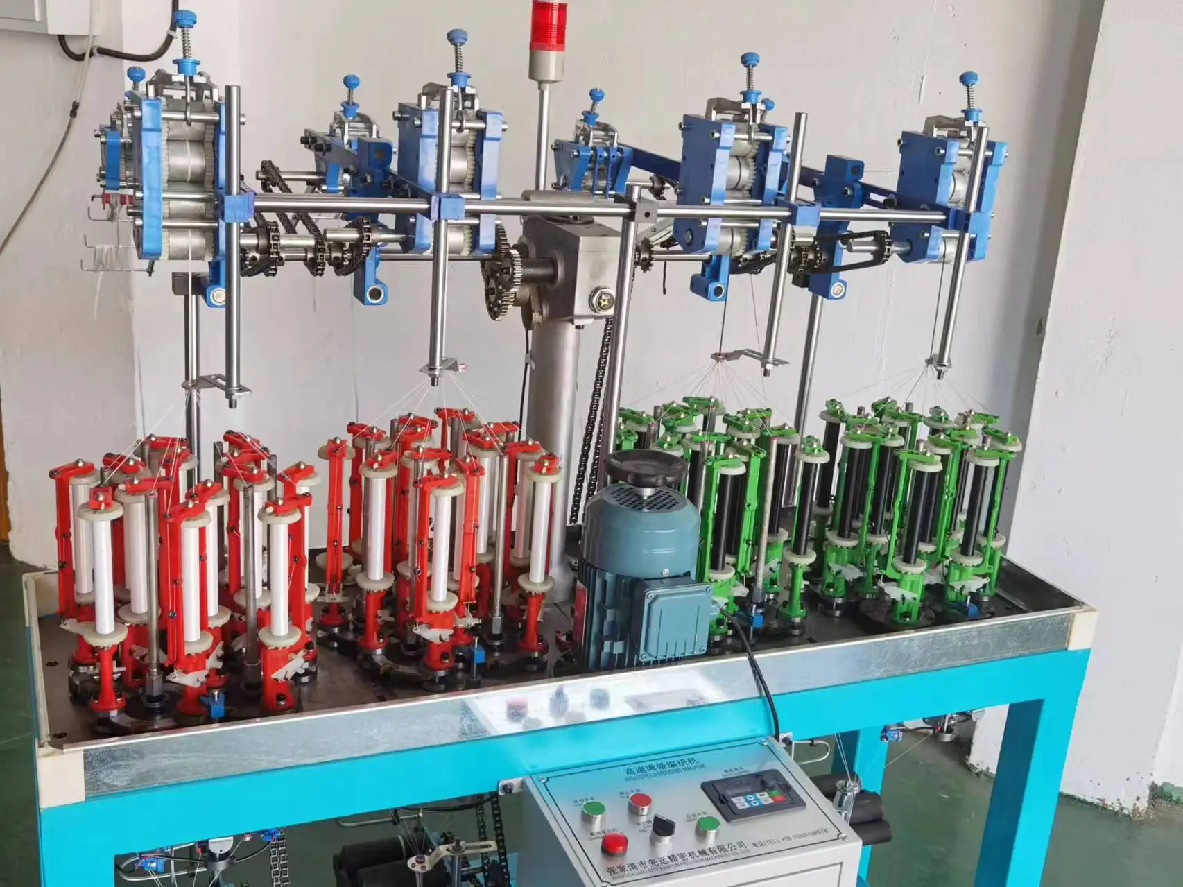 Macchina per intrecciare la corda con mandrino Credit Ocean 16 Macchina per maglieria con cavo ad alta velocità Macchina per intrecciare i tessuti con cablaggio