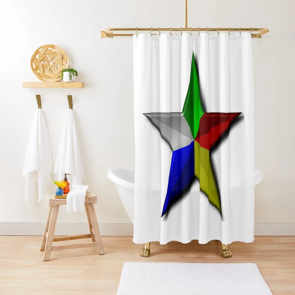 

Druze Star Shower Curtain Waterproof Shower Waterproof Bathroom Shower Accessories For And Services Cover Curtain