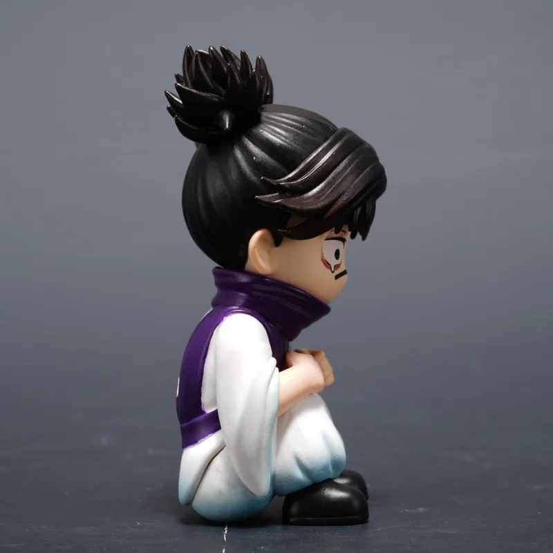 10cm 주술회전 초소 Q버전 우는 자세 미니 애니메이션 피규어 데스크탑 자동차 장식 귀여운 수집용 장난감 팬들을 위한