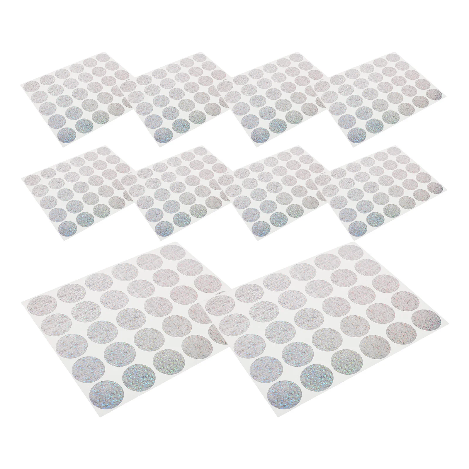 

10 Sheets Scratch Off Stickers Diy Craft Supplies For Party Games Classroom Rewards Family Celebrations Blank Labels Reward