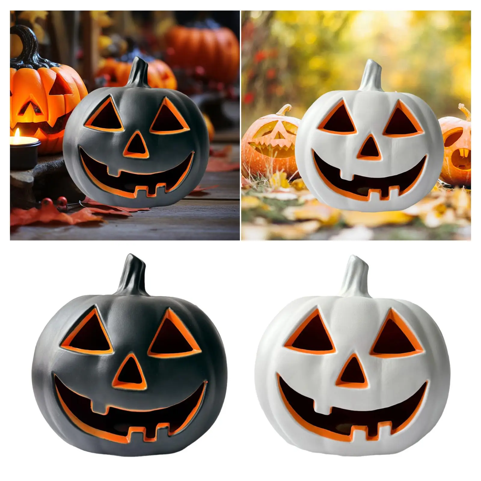 

Halloween Pumpkin Light Outdoor 17 in for Office Backyard Party Supplies