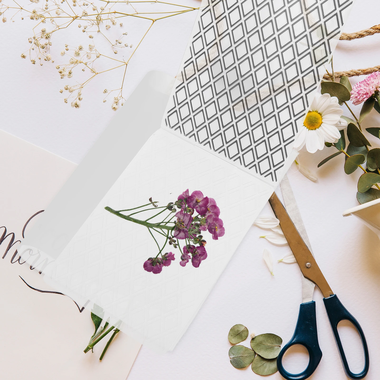 

Multi Use Embossing Template for DIY Paper Craft 3D Stencil Design Ideal for Scrapbooking Photo Frame Album Decor