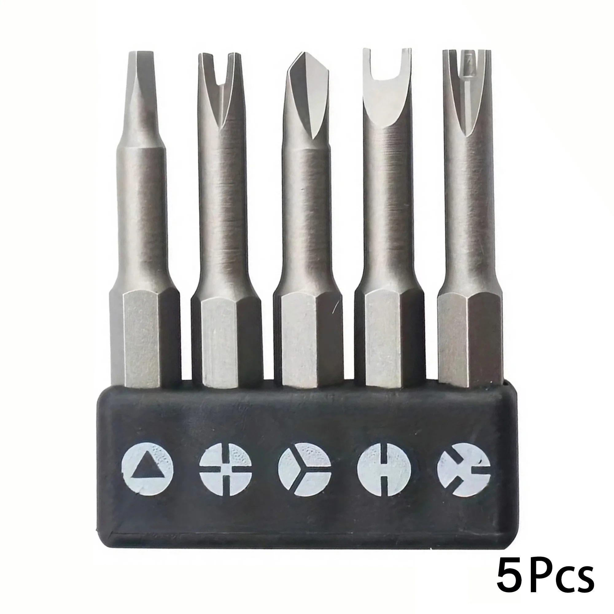 STONEGO Special-Shaped Screwdriver Bit Set - PH2, Slotted, Torx, Triangle, U, Y Shape, 50mm Screwdriver Bits, 5/7/13Pcs