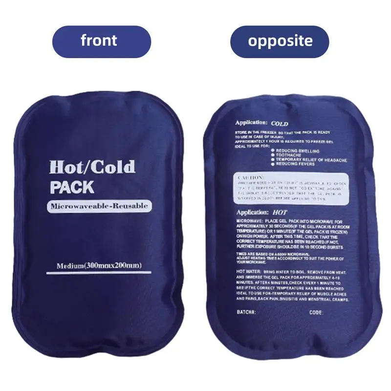 Hot Cold Pack Reusable Ice Hot Pack Bag Leak-Proof for Body Outdoor Sports Lovers Skin Care Packs Camping Equipment for Ankles