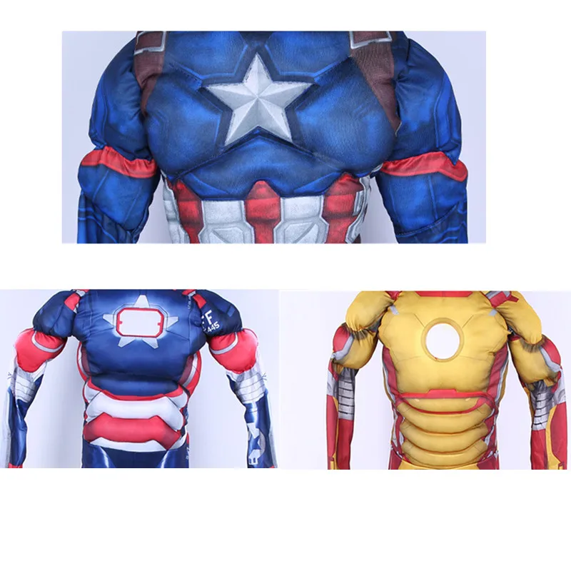 Marvel 4-12Y Child Hulk/Spiderman/Iron Man/Venom/ Deadpool Costume Boys Girls Avenger Masks/Shields/Gloves Cosplay Fantasy Gifts